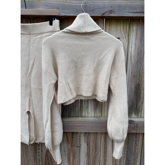 Moodie Ribbed Knit Two-Piece Set  - Picture 2 of 7